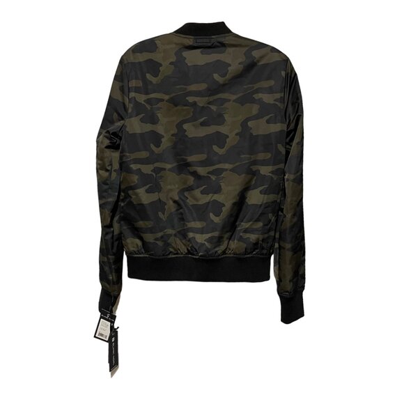 Blanc Noir XS Reversible Camo/Ink Bomber Jacket NEW WITH TAGS - Picture 4 of 9